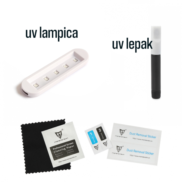 Zastitno staklo Tempered Glass Monsterskin UV Glue 5D za Honor 90 transparent - 209738