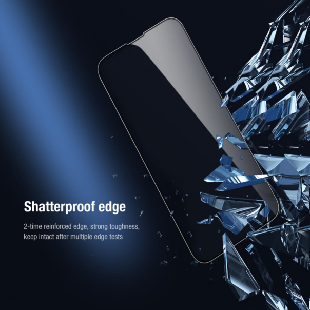 Zastitno Staklo Tempered glass Nillkin 2u1 HD za iPhone 14 Pro 6.1 crna - 202991