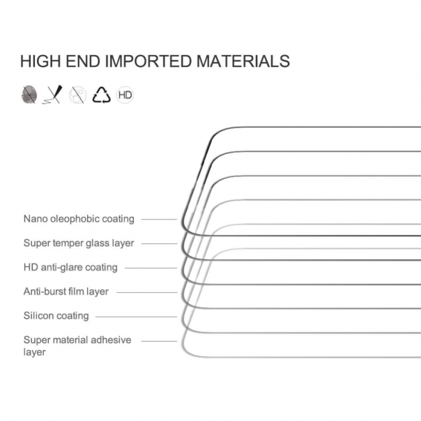 Zastitno staklo Tempered Glass Nillkin CP+ Pro za iPhone 15 6.1 crni - 209497