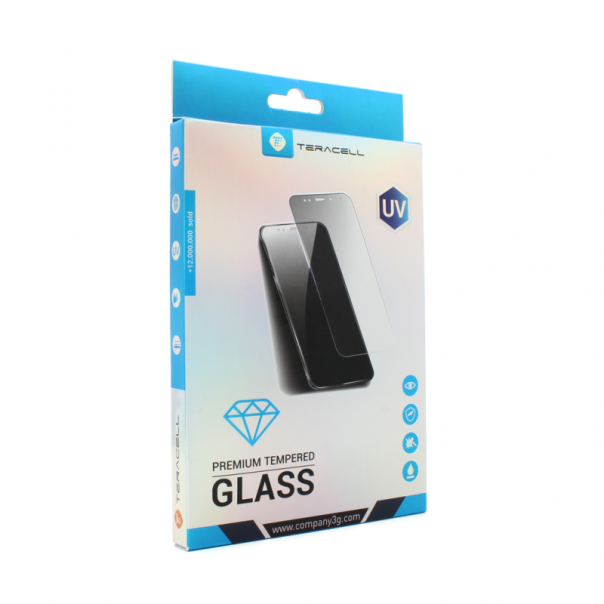 Zaštitno Staklo Tempered glass Premium UV Glue Full Cover + Lampa za Samsung G996B Galaxy S21 Plus - 91636-1