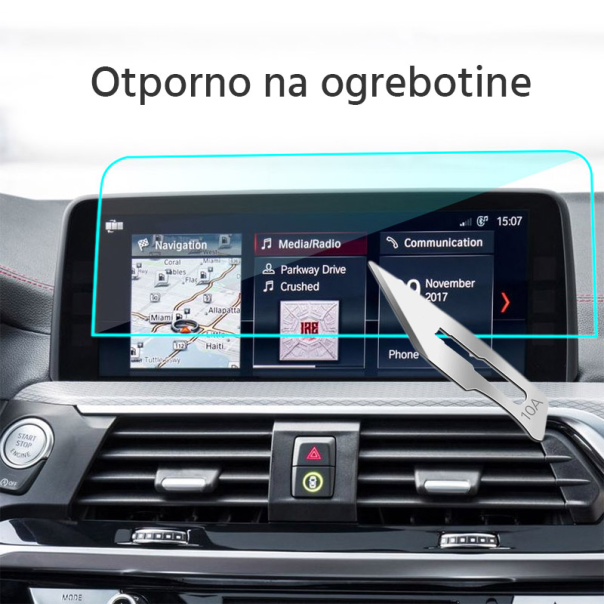 Zaštitno staklo za multimedijalni ekran. BMW X4 G02 - 039394