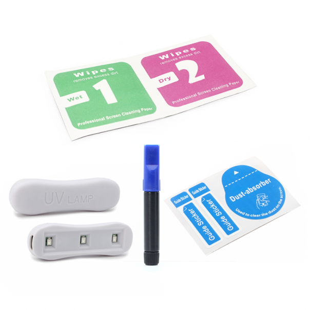 Zastitno Staklo Tempered glass UV Glue Full Cover + Lampa za Samsung S901B Galaxy S22 5G - 99270