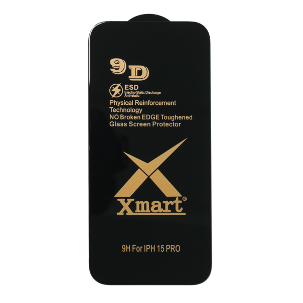 Zastitno staklo Tempered Glass X mart 9D za iPhone 15 Pro 6.1 - 209601