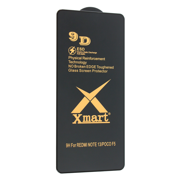Zastitno staklo Tempered Glass X mart 9D za Xiaomi Redmi Note 13 4G (EU) crni - 212912