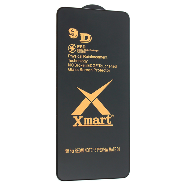 Zastitno staklo Tempered Glass X mart 9D za Xiaomi Redmi Note 13 Pro 4G/5G (EU) crni - 212913