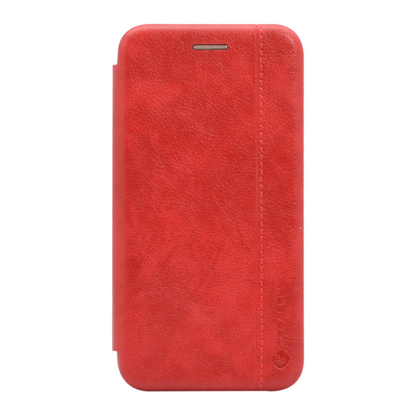 Maska za Huawei Honor 10 na preklop Teracell Leather crvena - 028622