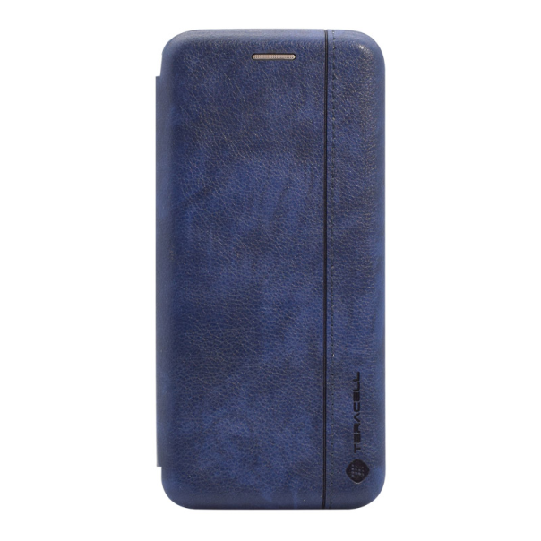 Maska za Huawei P40 na preklop Teracell Leather plava - 040465