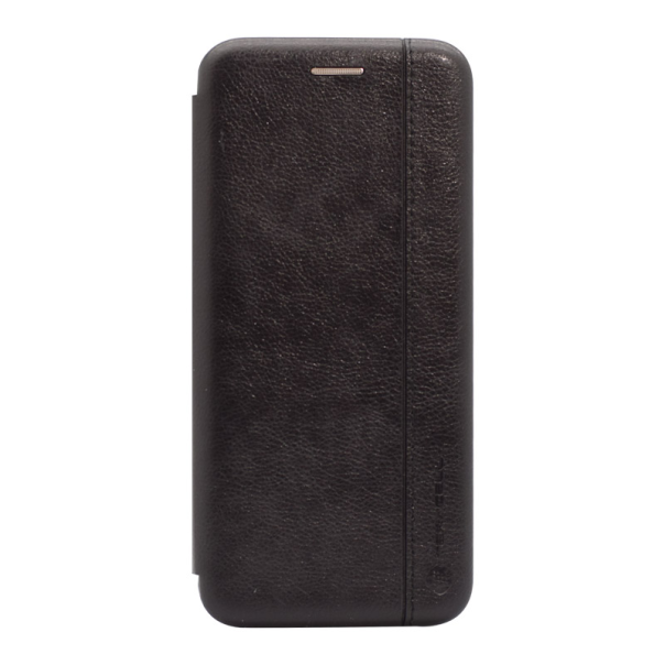 Maska za Huawei Y6p na preklop Teracell Leather crna - 041454-1-1