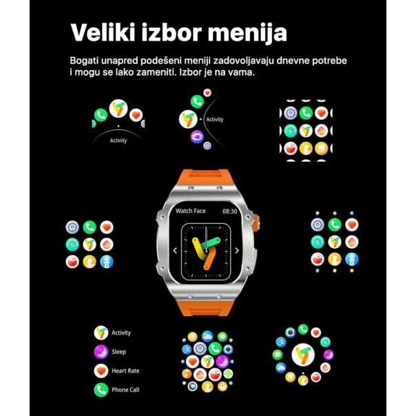 Teracell Smart Watch AK55 crni - 210397