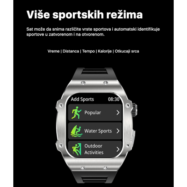 Teracell Smart Watch AK55 crni - 210397