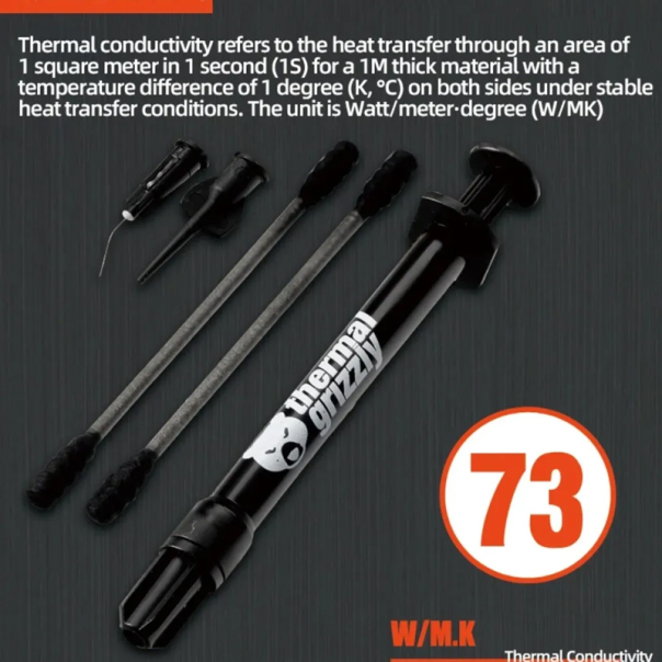 Termalna pasta Thermal Grizzly Conductonaut 1g 73W/mK Liquid Metal - 214051-1-1-1-1-1