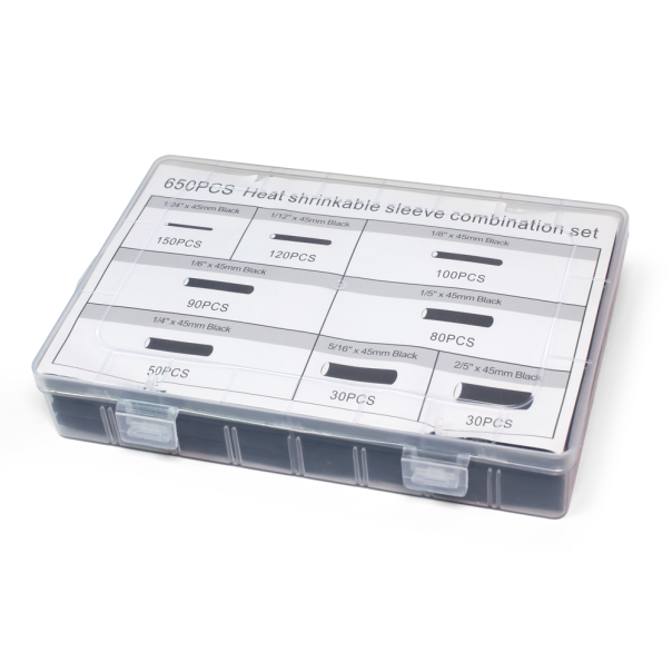 Termoskupljajuci buzir set AT crni - 209758