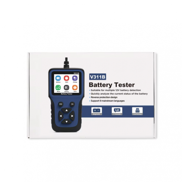 Tester za baterije digitalni V311B JWD plavi - 220859