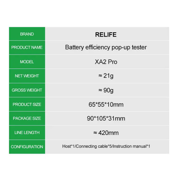 Tester za bateriju RELIFE XA2 Pro - 611573