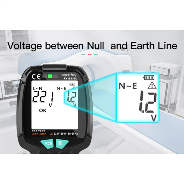 Tester za strujne utičnice JWD crni - 223268