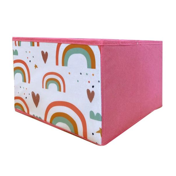 KINDER HOME Organizator za igračke i knjige roze - TF-6018