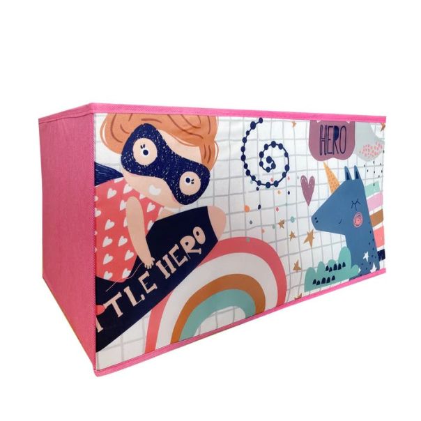 KINDER HOME Organizator za igračke i knjige roze - TF-6018