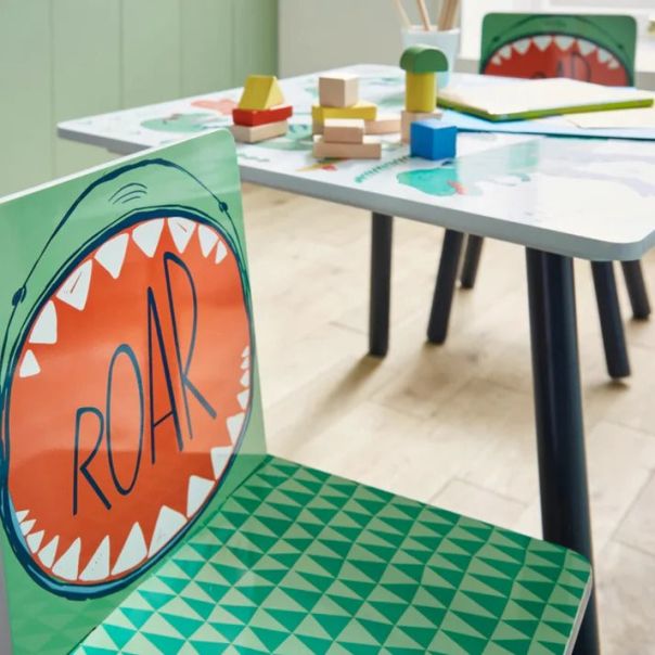 KINDER HOME Deciji sto za crtanje igranje jelo Dinosaurs - TF-6503