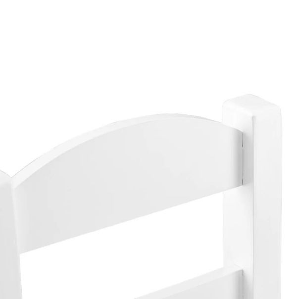 Dečiji sto sa 4 stolice KINDER HOME, drveni set za igru i učenje, beli - TF-6645-V