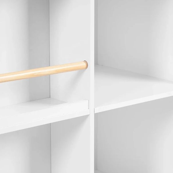 Dečija polica za igračke i knjige KINDER HOME, Kućica sa policama i tablom za crtanje, Montesori - TF-6919-G