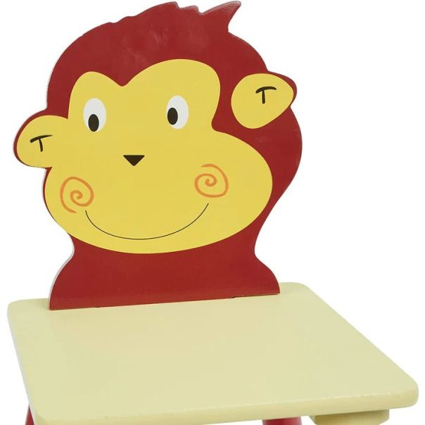 KINDER HOME Dečiji drveni sto sa 2 stolice šareni - TF3868-2