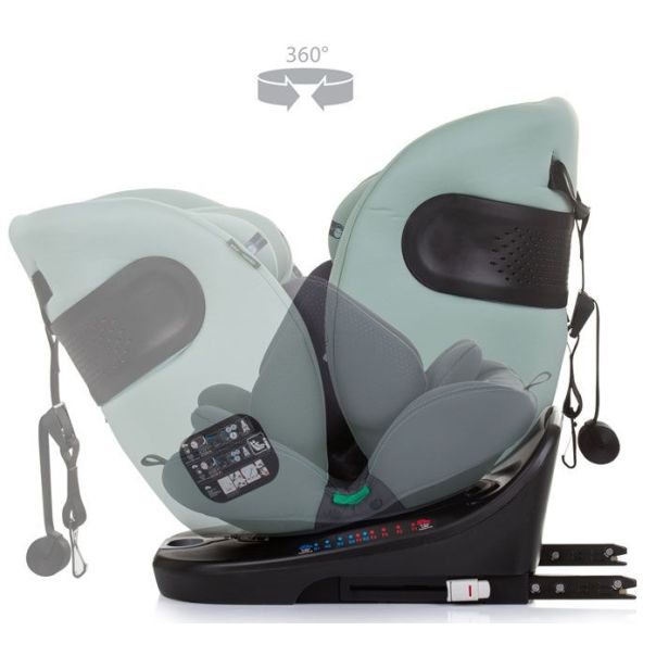 CHIPOLINO Autosedište za decu 40-150cm Motion pastel green - ŞTKMOT02404PG
