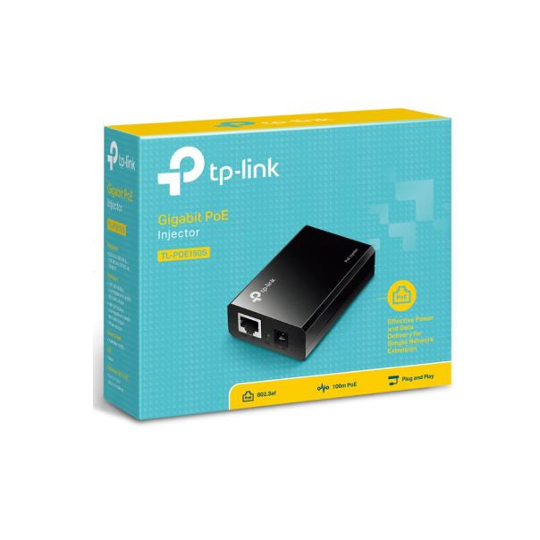 TP LINK PoE Adapter TP-LINK Injector AC/DC adapter/Gigabit POE 100/1000Mbs - TL-POE150S
