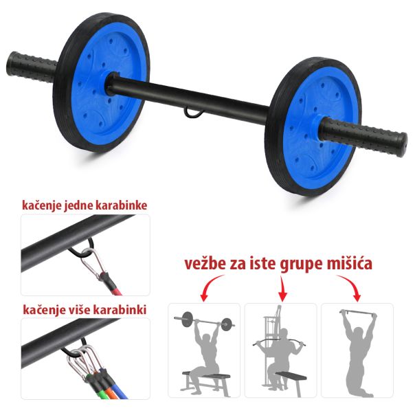 Tocak za trbušnjake Iron Sport model «SUPER Široki hvat + alka TZT-08» - TZTDS10