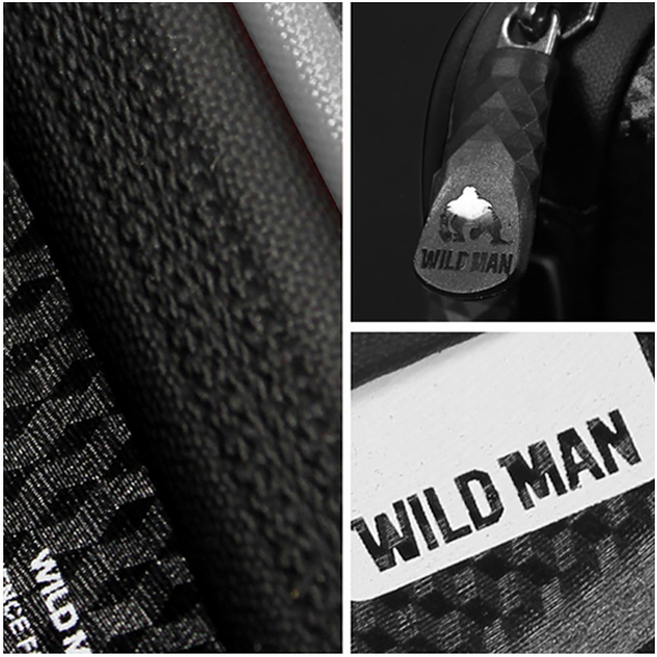 Torba/drzac za mobilni telefon za bicikl Wild man crno crvena - 209682