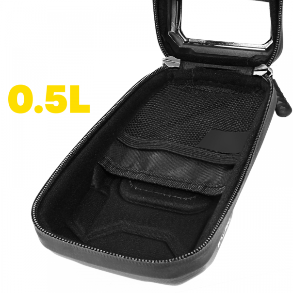 Torba/drzac za mobilni telefon za bicikl Wild man II crna - 211821