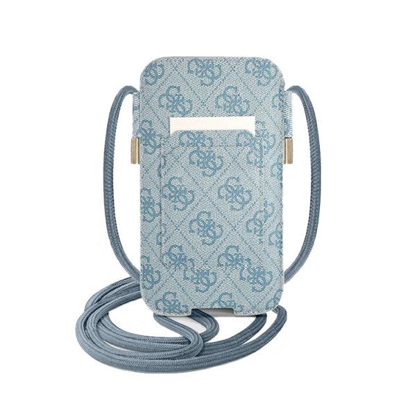 Torbica Guess Pouch PU 4g Stripe 170 mm x 95mm plava (GUPHM4GDBL) - 205398