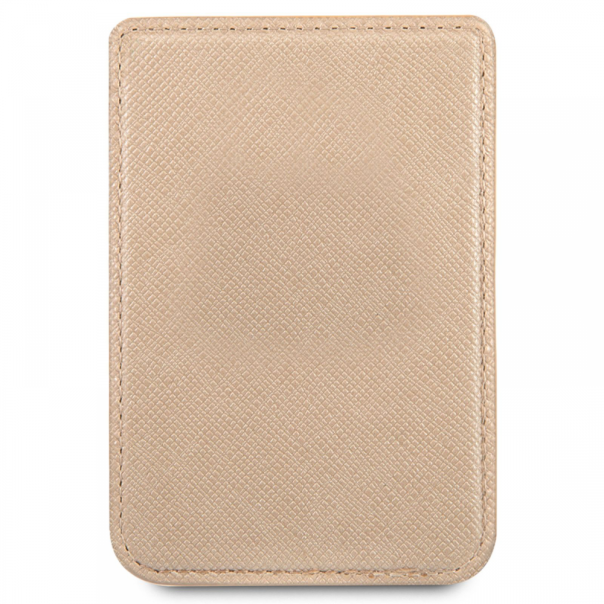 Maska za kartice Guess Wallet Cardslot Sticker 3M Saffiano Script  zlatna (GUCHSSAGO) - 205396