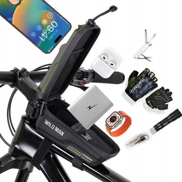 Nanobit Torba za bicikl WILDMAN Bike frame case/bag GX200bike holder crna - DRO622658