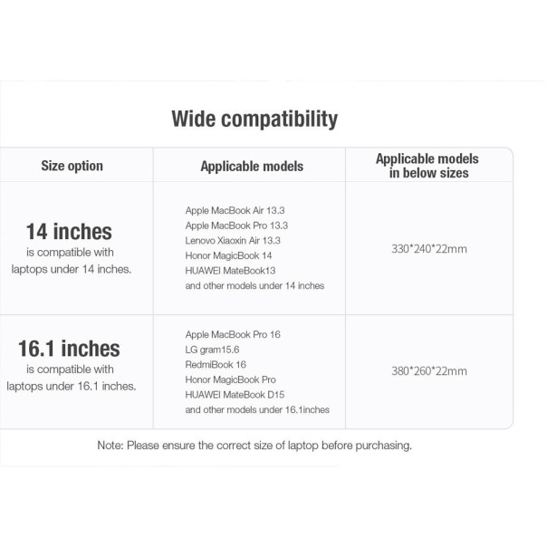 Torba za laptop sleeve Nillkin 14