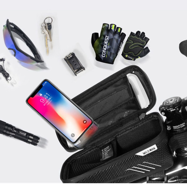 Torba za mobilni telefon za bicikl Wild man crna - 630312