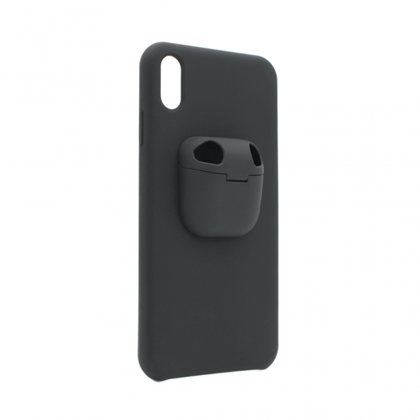 Torbica 2in1 airpods za iPhone XS Max crna - 75447