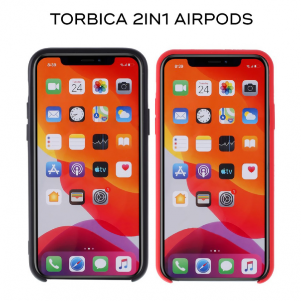 Maska za iPhone XS Max 2in1 airpods crna - 75447-1