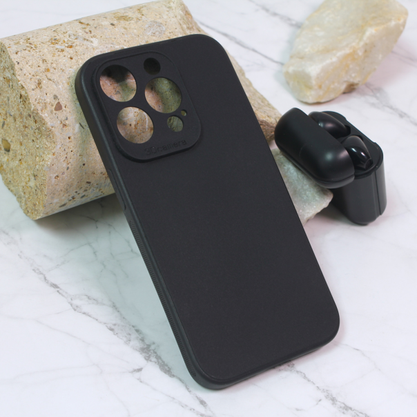 Maska za iPhone 15 Pro 6.1 3D Camera crna - 209655