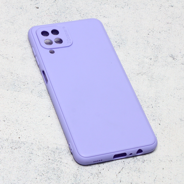 Maska za Samsung Galaxy A12 3D Camera ljubičasta - 200388-1