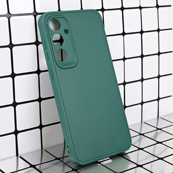 Maska za Samsung Galaxy S24 FE 3D Camera tamno zelena - 218084