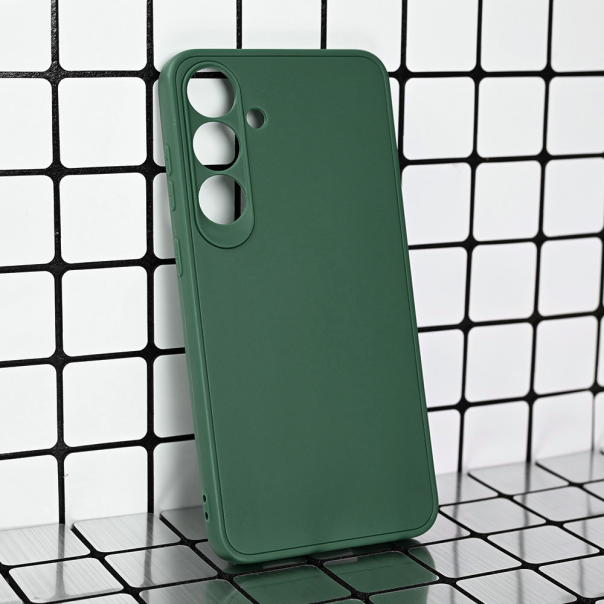 Maska za Samsung S731B Galaxy S25 FE tamno zelena 3D Camera - 223032