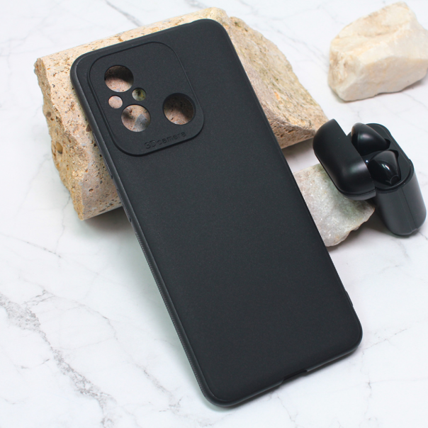 Maska za Xiaomi Redmi 12C 3D Camera crna - 207445