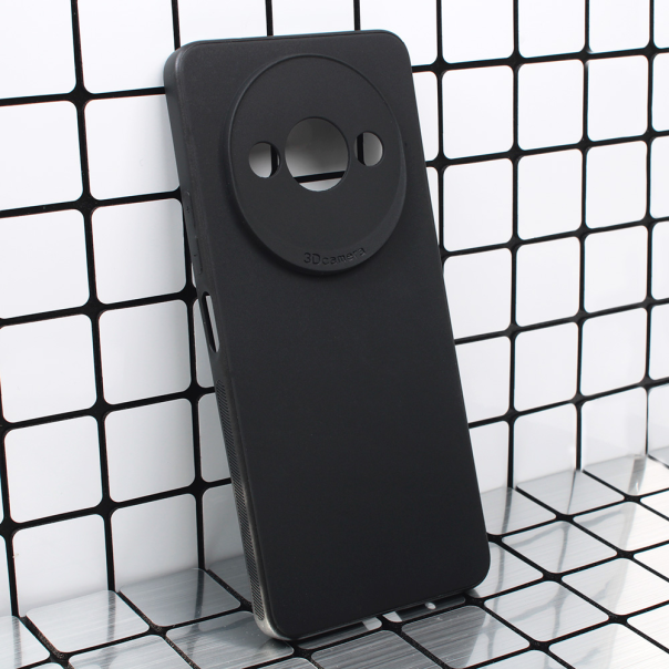 Maska za Xiaomi Redmi A3 3D Camera crna - 213846