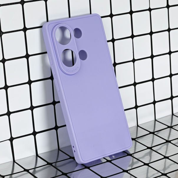 Maska za Xiaomi Redmi Note 13 Pro 4G (EU) 3D Camera ljubičasta - 214522