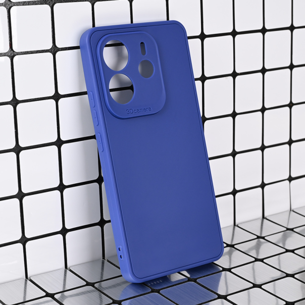 Maska za Xiaomi Redmi Note 14 4G (SRB) 3D Camera plava - 221303