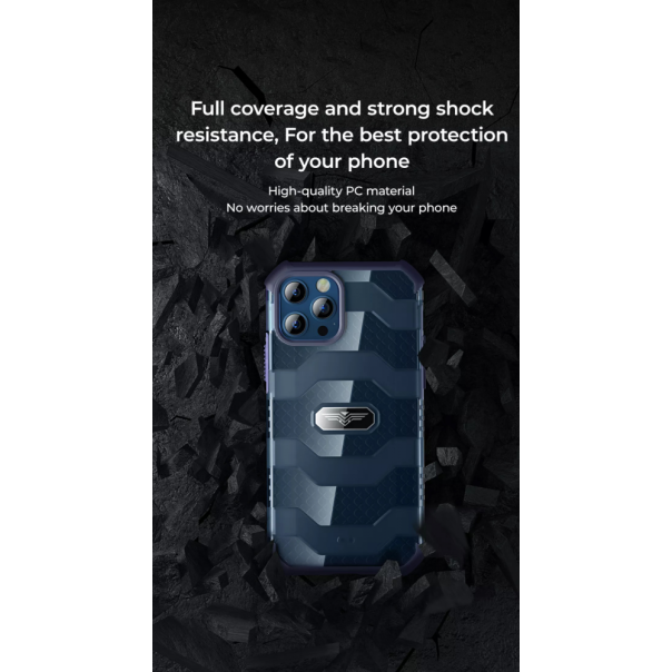 Maska za iPhone 12 Pro Max 6.7 Benks Mecha crna - 95625-1