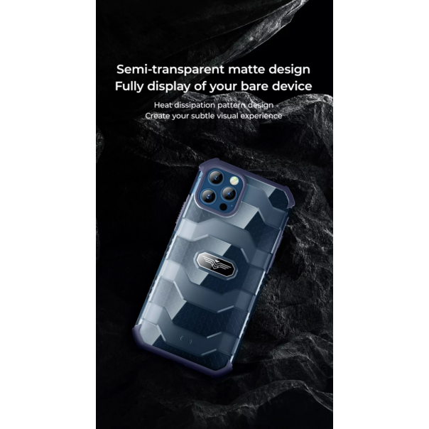 Maska za iPhone 12 Pro Max 6.7 Benks Mecha crna - 95625-1