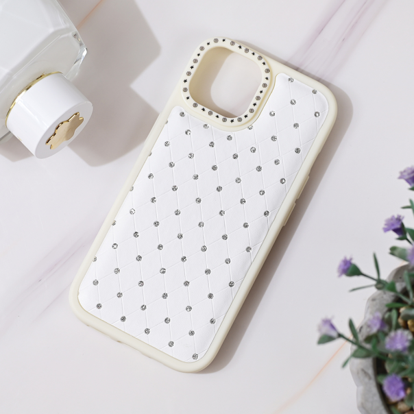 Torbica Bling za iPhone 15 6.1 bela - 219064