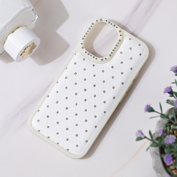 Torbica Bling za iPhone 16 6.1 bela - 219074