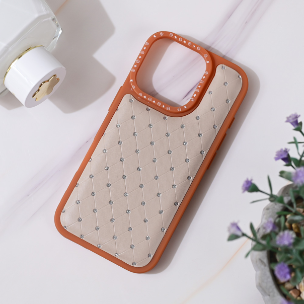 Maska za iPhone 16 Pro 6.3 braon Bling - 219085-1